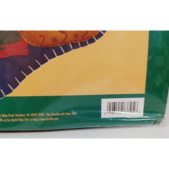 Bucilla Alma Lynne #83795 Stocking Felt Merry Christmas Noah NEW - Picture 6 of 7